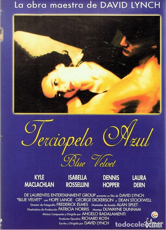 Cine: DVD TERCIOPELO AZUL ISABELLA ROSSELLINI