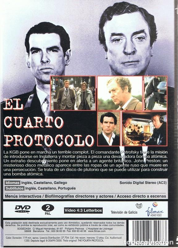 Cine: DVD EL CUARTO PROTOCOLO MICHAEL CAINE - Foto 2