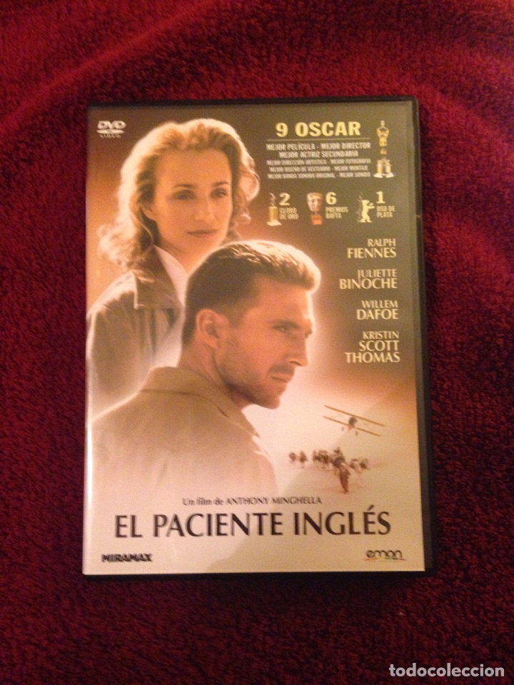 Cine: DVD Original &rdquo; EL PACIENTE INGLES &rdquo; - Foto 1