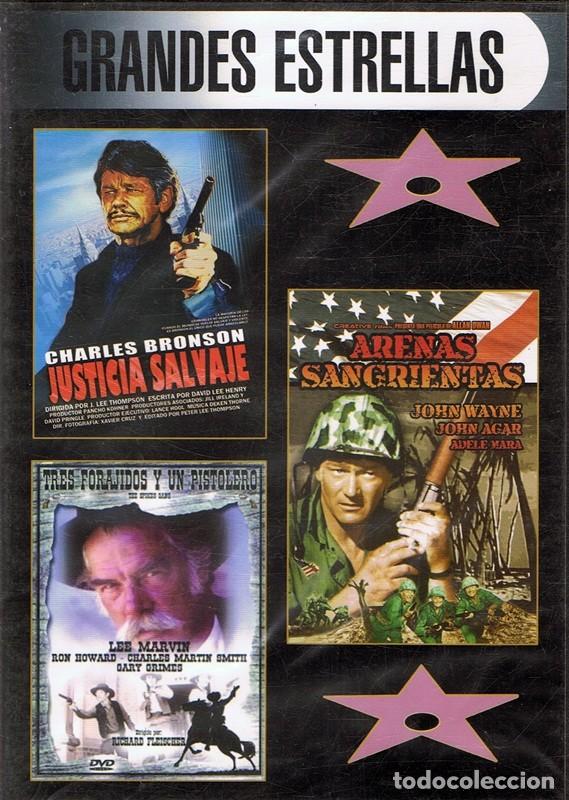 Cine: DVD GRANDES ESTRELLAS JUSTICIA SALVAJE (PRECINTADO)