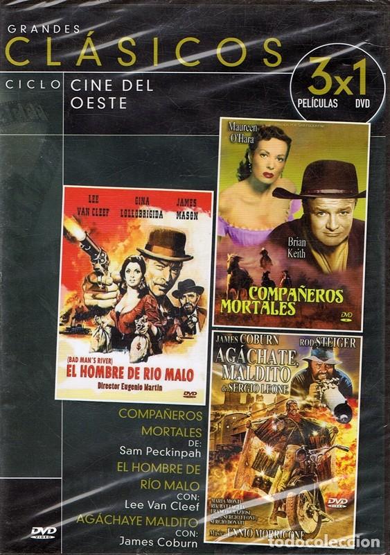Cine: DVD CINE DEL OESTE EL HOMBRE DEL R&Iacute;O MALO (PRECINTADO)