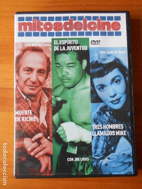 Cinema: DVD MUERTE DE RICHIE / EL ESPIRITU DE LA JUVENTUD / TRES HOMBRES LLAMADOS MIKE (I7)