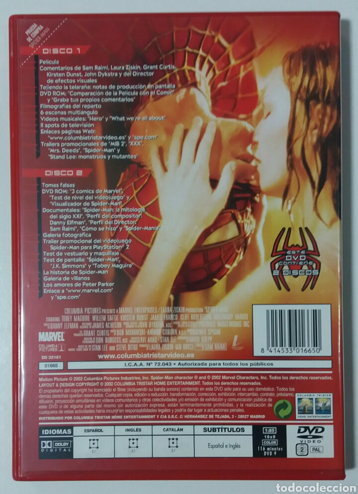 Cine: Spider-man 1 edicion 2 discos - Foto 2