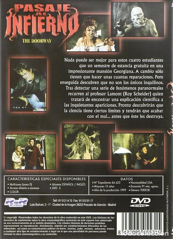 Cine: DVD PASAJE AL INFIERNO ROY SCHEIDER - Foto 2