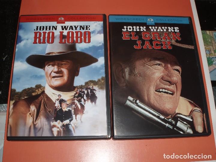 Cine: CINE DVD JOHN WAYNE EL GRAN JACK Y RIO LOBO 2DVDS - Foto 1