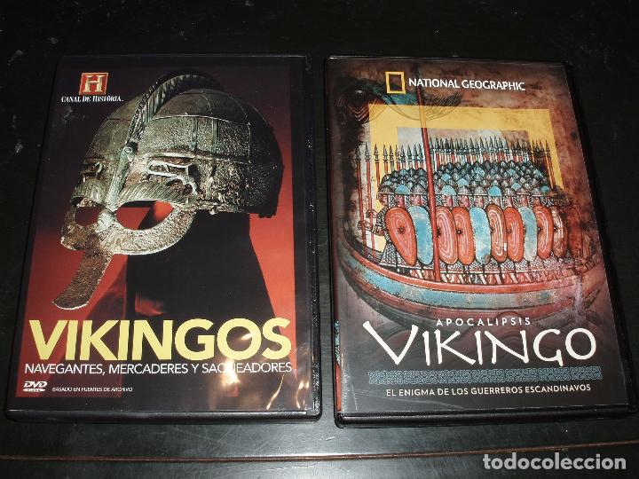 Cine: DOCUMENTAL DVD CANAL HISTORIA NATIONAL GEOGRAPHIC VIKINGOS APOCALIPSIS VIKINGO