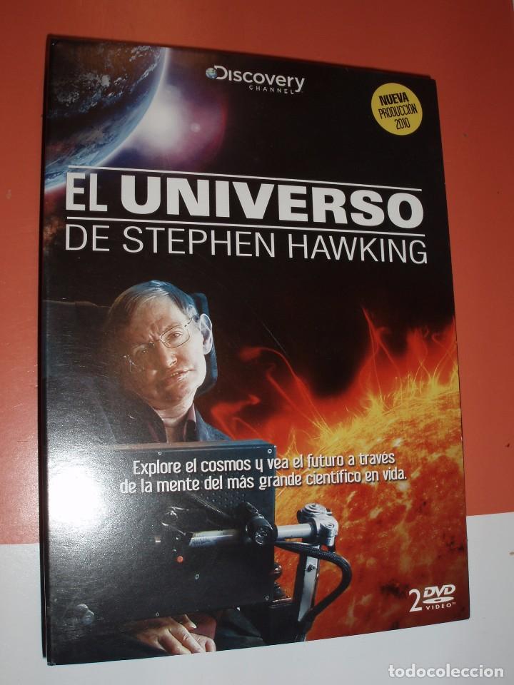 Cine: DVD DOCUMENTAL EL UNIVERSO STEPHEN HAWKING 2 DVDS - Foto 1