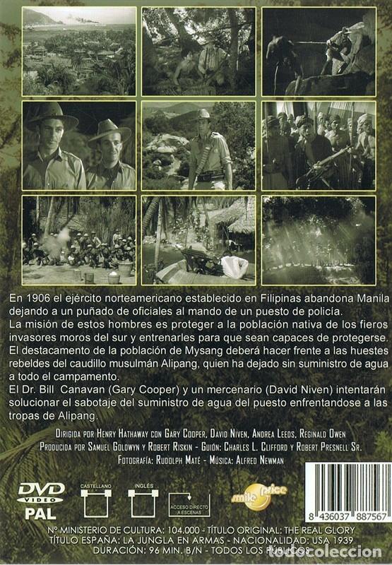 Cine: DVD LA JUNGLA EN ARMAS GARY COOPER & DAVID NIVEN - Foto 2