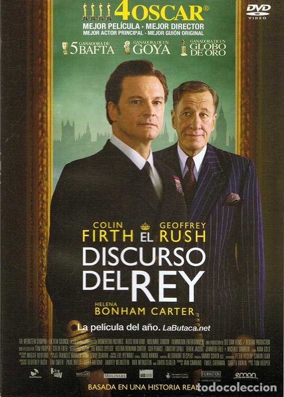 Cine: DVD EL DISCURSO DEL REY COLIN FIRTH