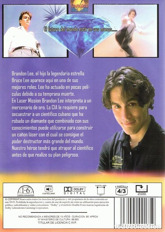 Cine: DVD LASER MISSION  BRANDON LEE - Foto 2