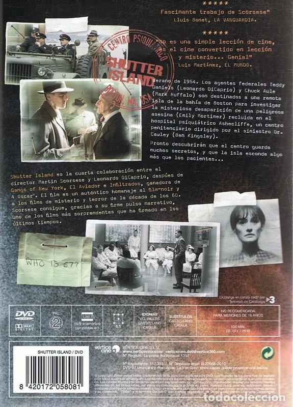 Cine: DVD SHUTTER ISLAND LEONARDO DICAPRIO - Foto 2