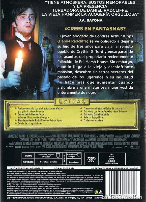 Cine: DVD LA MUJER DE NEGRO DANIEL RADCLIFFE - Foto 2