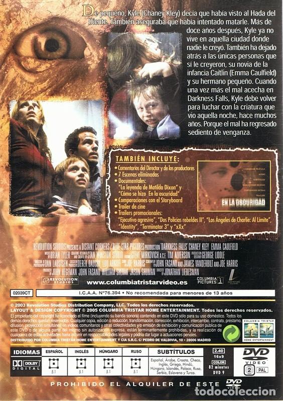 Cine: DVD EN LA OSCURIDAD - Foto 2