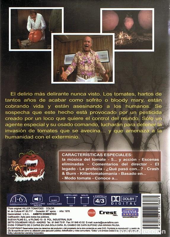 Cine: DVD EL ATAQUE DE LOS TOMATES ASESINOS - Foto 2