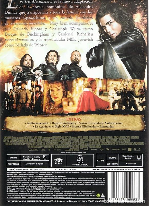 Cine: DVD LOS TRES MOSQUETEROS - Foto 2
