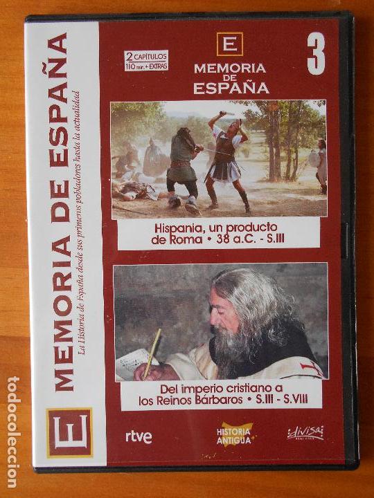 Cinema: DVD MEMORIA DE ESPA&Ntilde;A 3 - HISPANIA, UN PRODUCTO DE ROMA - DEL IMPERIO CRISTIANO A LOS REINOS... (K4)