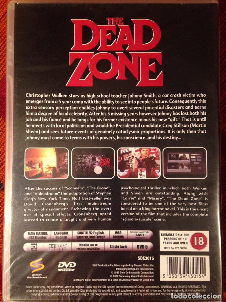 Cine: THE DEAD ZONE. DAVID CRONENBERG. DVD - Foto 2