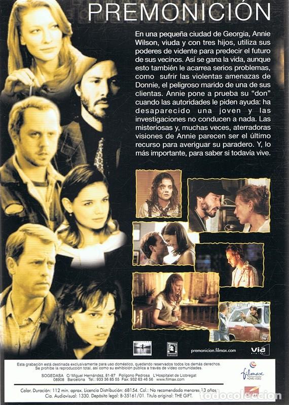 Cine: DVD PREMONICI&Oacute;N  CATE BLANCHETT - Foto 2