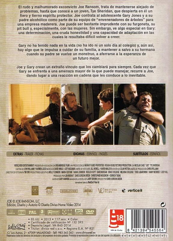 Cine: DVD JOE NICOLAS CAGE - Foto 2