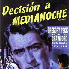 Cine: DVD DECISIÓN A MEDIANOCHE GREGORY PECK