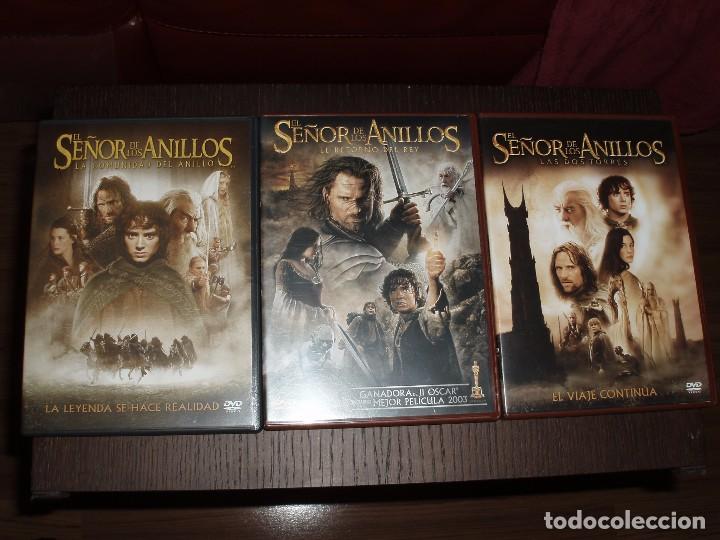 Cine: CINE DVD EL SE&Ntilde;OR DE LOS ANILLOS,COMUNIDAD DEL ANILLO,DOS TORRES,RETORNO DEL REY,2 DISCOS