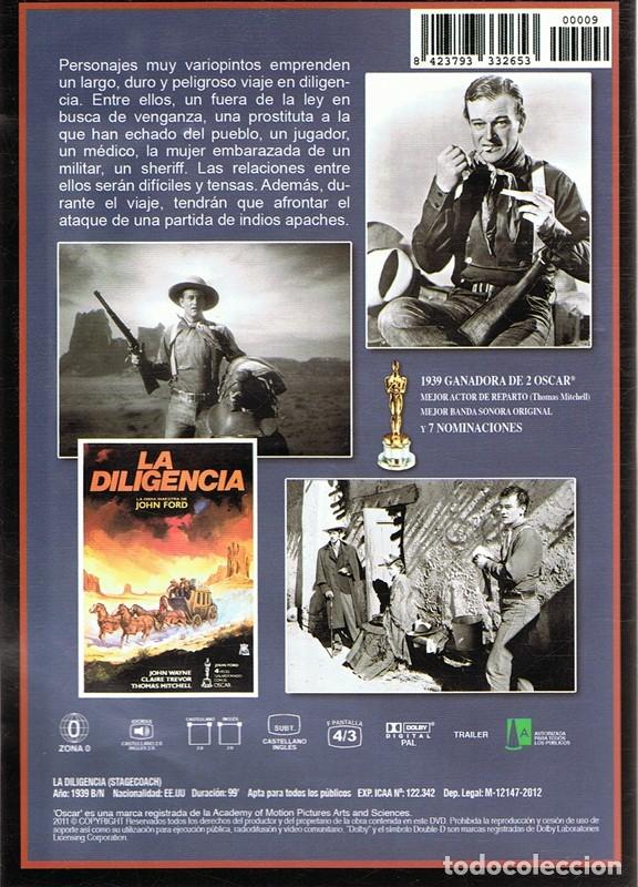 Cine: DVD LA DILIGENCIA JOHN WAYNE - Foto 2
