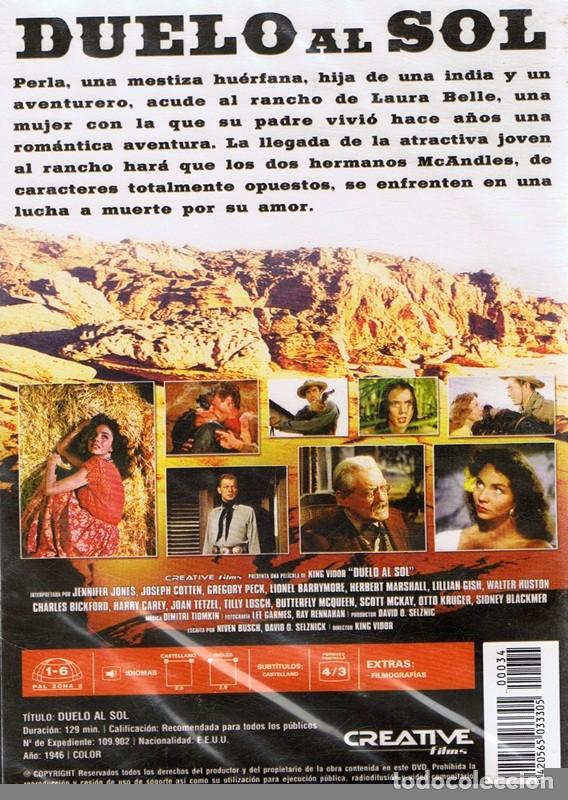 Cine: DVD DUELO AL SOL GREGORY PECK  (PRECINTADO) - Foto 2