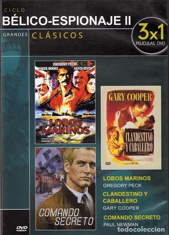 Cin&eacute;ma: DVD CINE B&Eacute;LICO - ESPIONAJE II &uml;LOBOS MARINOS&uml;