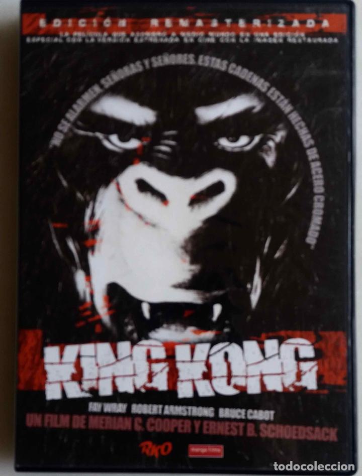 Cine: KING KONG, MERIAN C COOPER Y ERNEST B SCHOEDSACK. VERSI&Oacute;N ESTRENADA EN CINES Y REMASTERIZADA, DVD