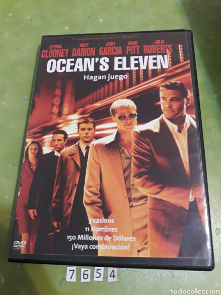 Cine: ocean's eleven ( dvd poco uso )