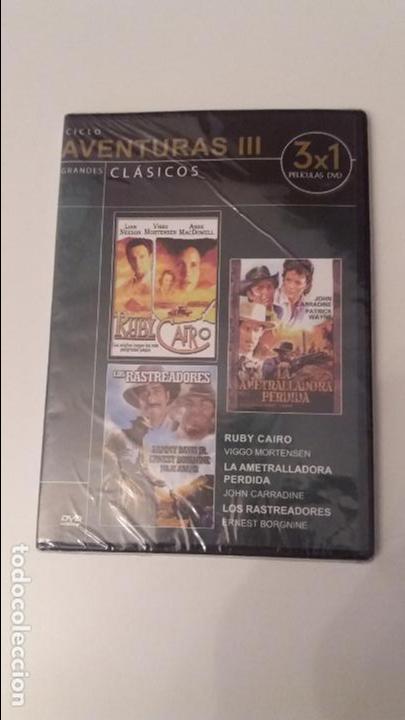 Cin&eacute;ma: Pack DVD: Ruby Cairo / La ametralladora perdida / Los rastreadores