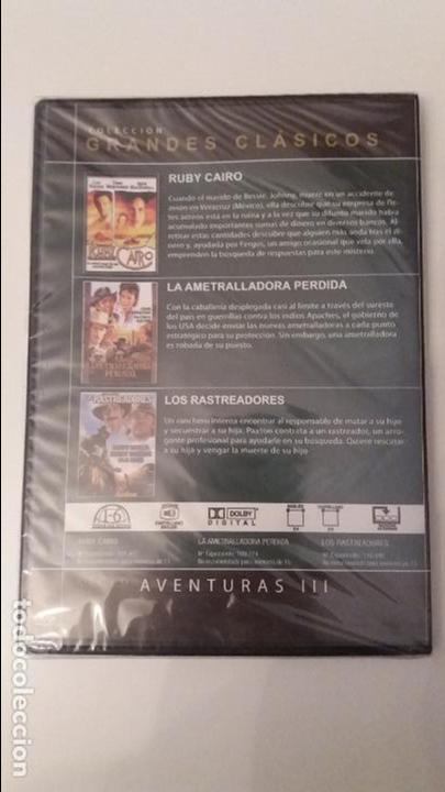 Cine: Pack DVD: Ruby Cairo / La ametralladora perdida / Los rastreadores - Foto 2