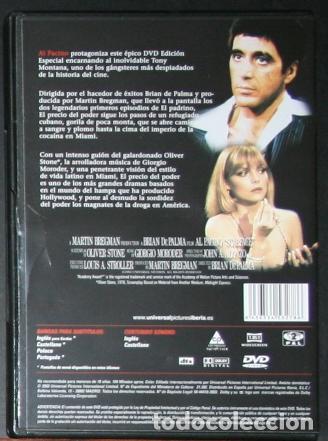 Cine: DVD - EL PRECIO DEL PODER - 1983 - DIR. BRIAN DE PALMA - Foto 2