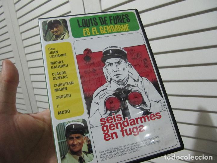 Cine: SEIS GENDARMES EN FUGA DESCATALOGADA DVD MANGA