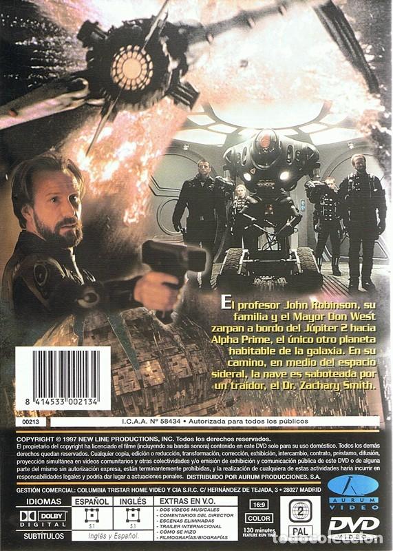 Cine: DVD PERDIDOS EN EL ESPACIO GARY OLDMAN - Foto 2