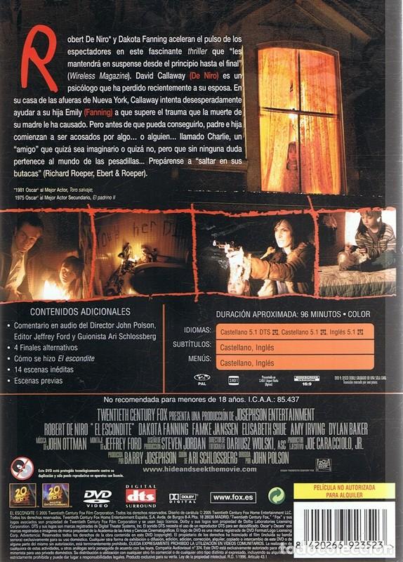 Cine: DVD EL ESCONDITE ROBERT DE NIRO - Foto 2