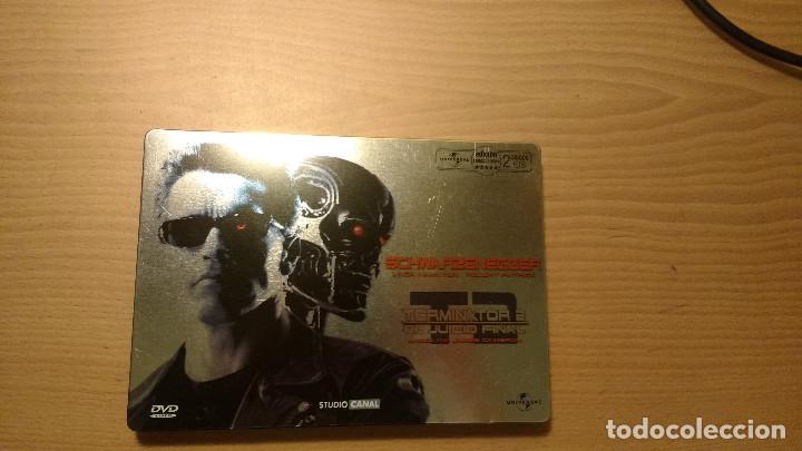 Cine: Terminator 2 en DVD caja metalica de coleccionista con dos discos.