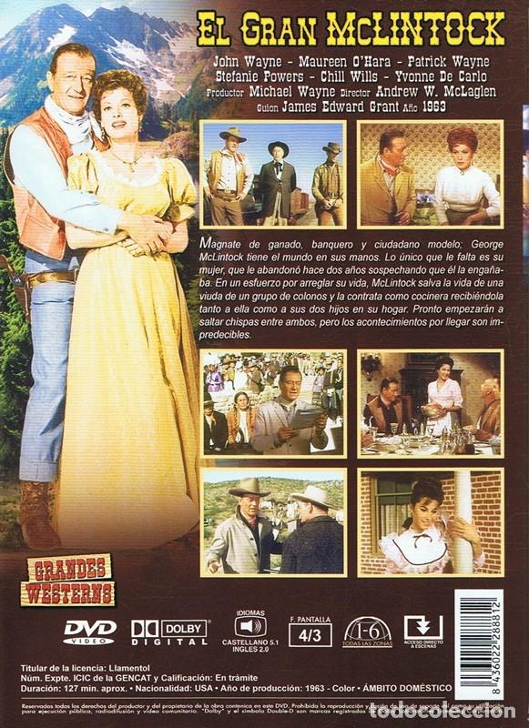 Cine: DVD EL GRAN MCLINTOCK  JOHN WAYNE - Foto 2