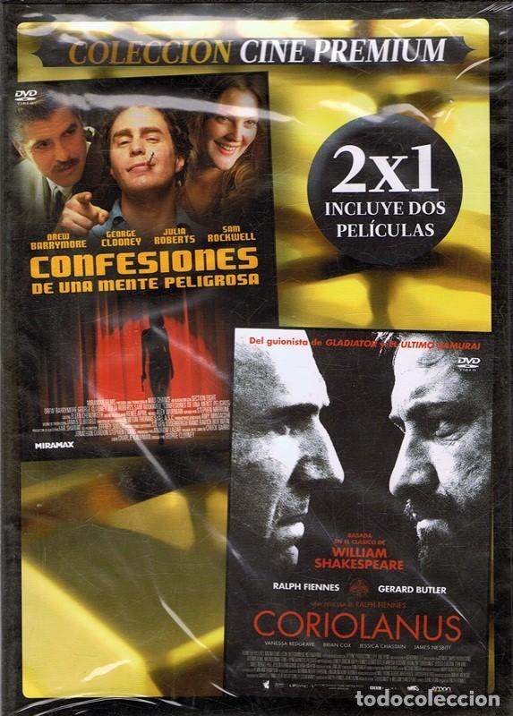 Cinema: DVD CONFESIONES DE UNA MENTE PELIGROSA & CORIOLANUS (PRECINTADO)