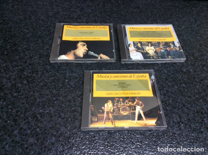 Cine: CD MUSICA Y CANCIONES DE ESPA&Ntilde;A 3 CD&acute;S (N&ordm; 31, 36, 38) , BURNING, SALVAJES, SIREX.....