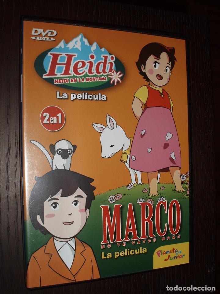 Cine: CINE DVD PELICULA HEIDI Y MARCO,DIBUJOS ANIMADOS CLASICOS 2 EN 1