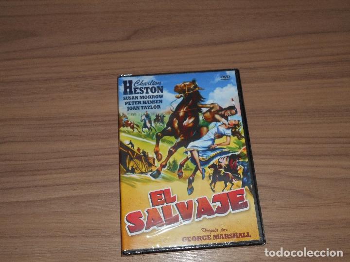Cine: el SALVAJE DVD Charlton Heston COMO NUEVA