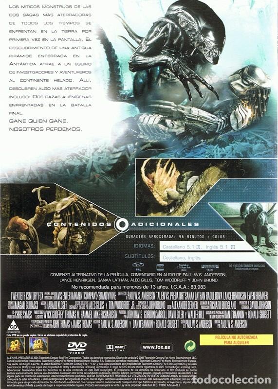 Cine: DVD ALIEN VS PREDATOR - Foto 2