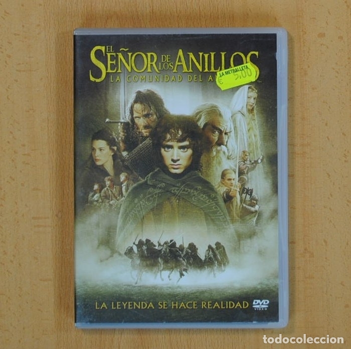 Cinema: EL SE&Ntilde;OR DE LOS ANILLOS LA COMUNIDAD DEL ANILLO - DVD