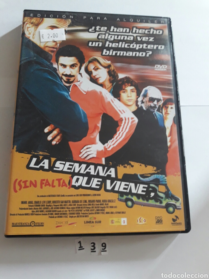 Cin&eacute;ma: la semana que viene dvd