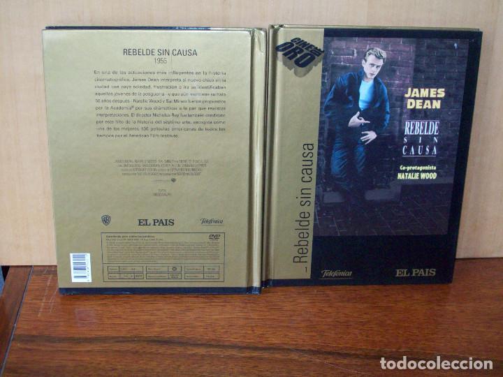 Cine: REBELDE  SIN  CAUSA  -  JAMES  DEAN -NATALIE WOOD  -  DVD  EDICION  PERIODICO+LIBRETO TAPAS DURAS