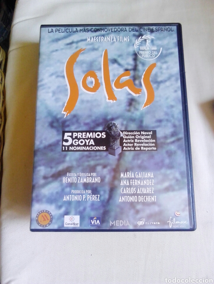 Cine: DVD Solas.5 Premios Goya.