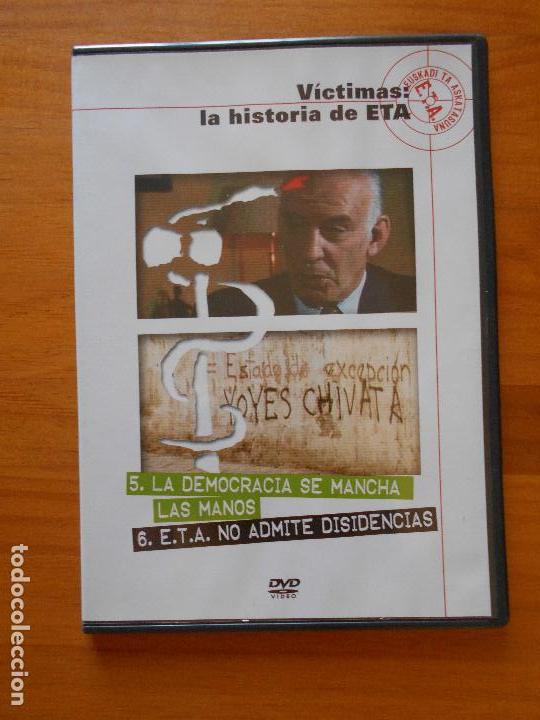 Cinema: DVD LA DEMOCRACIA SE MANCHA LAS MANOS - E.T.A. NO ADMITE DISIDENCIAS - CAJA SLIM (L6)