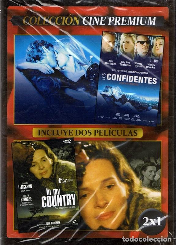 Cine: DVD CINE PREMIUM &uml;LOS CONFIDENTES & IN MY COUNTRY&uml;(PRECINTADO)