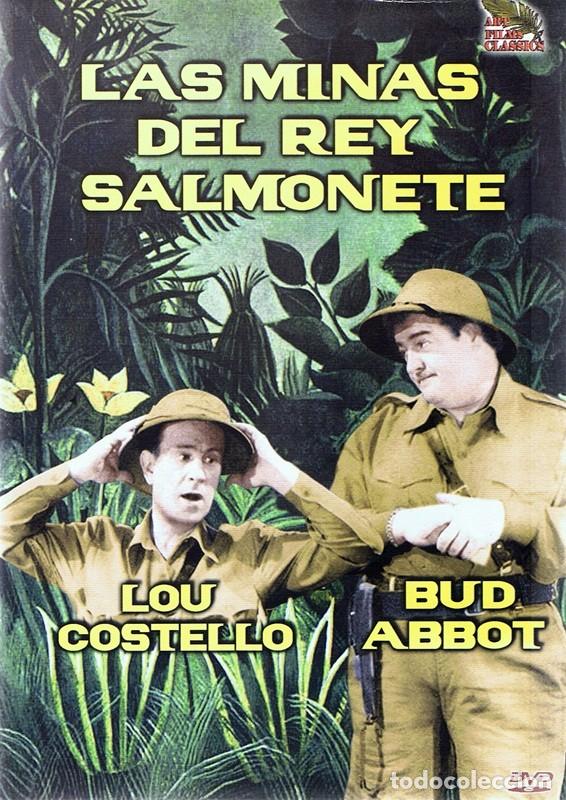 Kino: DVD LAS MINAS DEL REY SALMONETE LOU COSTELLO & BUD ABBOT
